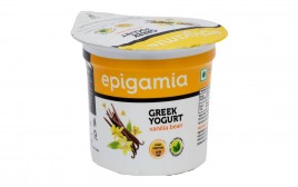 Epigamia Greek Yogurt Vanilla Bean  Cup  90 grams